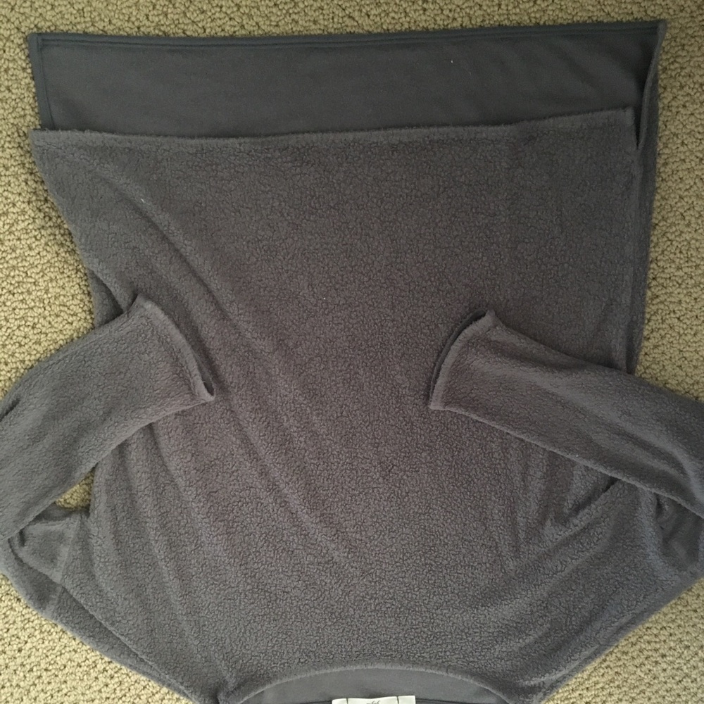 Soft gray sweater